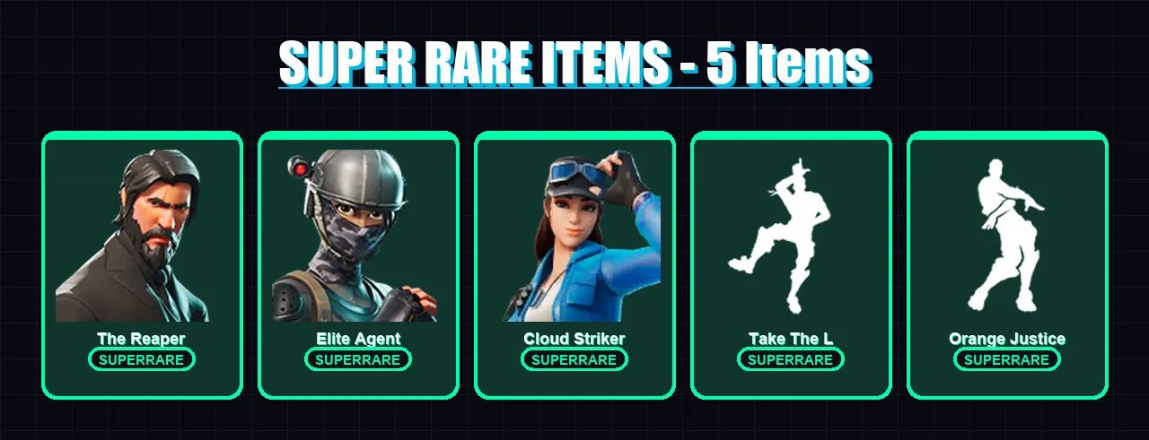 [PS4/PS5/XBOX/PC] | The Reaper | Elite Agent | Cloud Striker | Dark Voyager | Deadpool | 33 skin | 36 pickaxe | 41 emote | 39 glider | Lv639