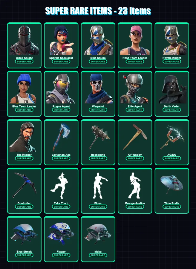 [PS4/PS5/XBOX/PC] | Black Knight | Sparkle Specialist | Blue Squire | 130 skin | Lv1346