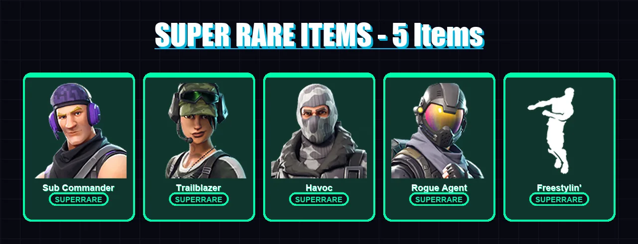 [PC/XBOX/PSN] | Sub Commander | Trailblazer | Havoc | Rogue Agent | Stellaron Hunter Blade | 14 skin | 10 pickaxe | 9 emote | 10 glider | Lv88