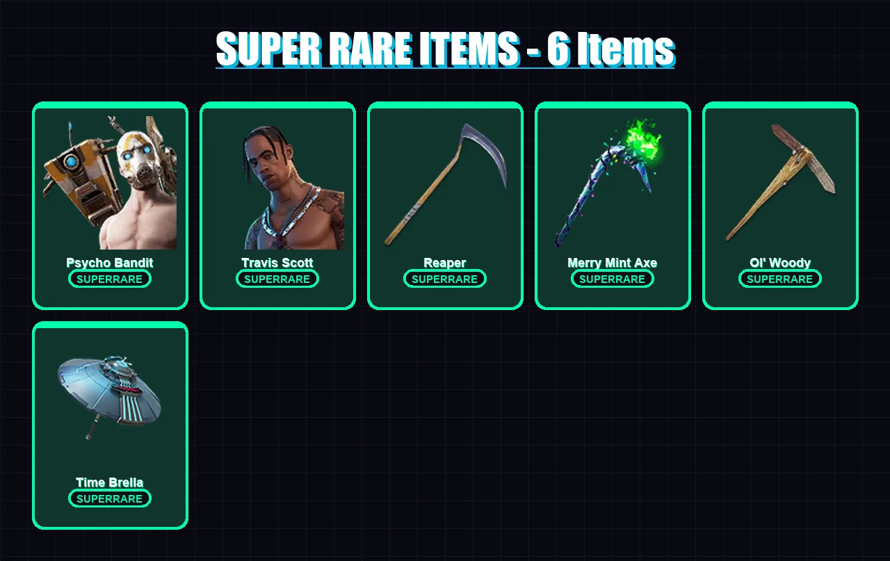 [PC/XBOX/PSN] | Psycho Bandit | Travis Scott | Mandalorian | Torin | Kymera | 149 skin | 156 pickaxe | 92 emote | 122 glider | Lv2056