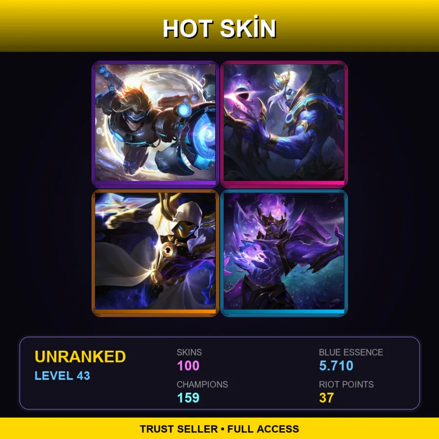 SG | Lv43 | Unranked | 100 Skin | 159 Champ — Elderwood Azir