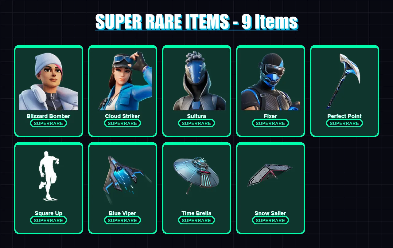 [PC/XBOX/PSN] | Lara Croft | Midas | Deadpool | Blizzard Bomber | Cloud Striker | 61 skin | 100 pickaxe | 63 emote | 93 glider | Lv1312