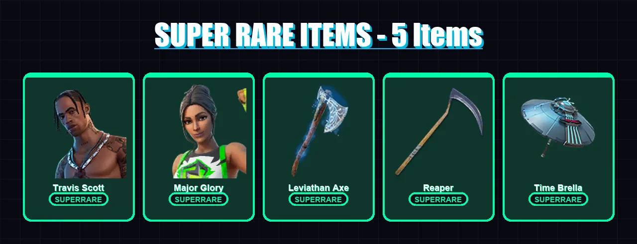 [PC/XBOX/PSN] | Travis Scott | Major Glory | Menace | Mandalorian | Joey | 108 skin | 131 pickaxe | 83 emote | 108 glider | Lv1717 — Game account