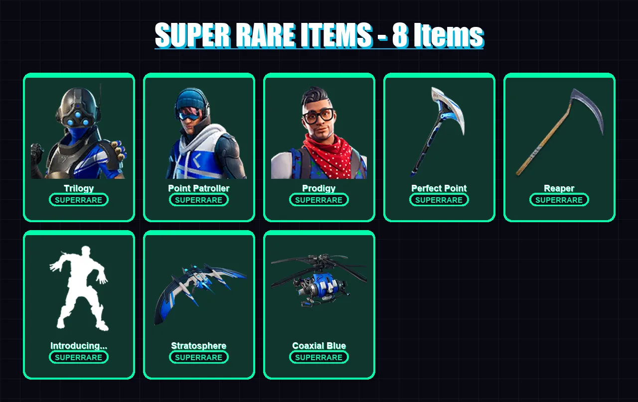 [PS4/PS5/XBOX/PC] | Trilogy | Point Patroller | Prodigy | The Origin | Molten Battle Hound | 74 skin | 88 pickaxe | 59 emote | 70 glider | Lv1064 — Fortnite account