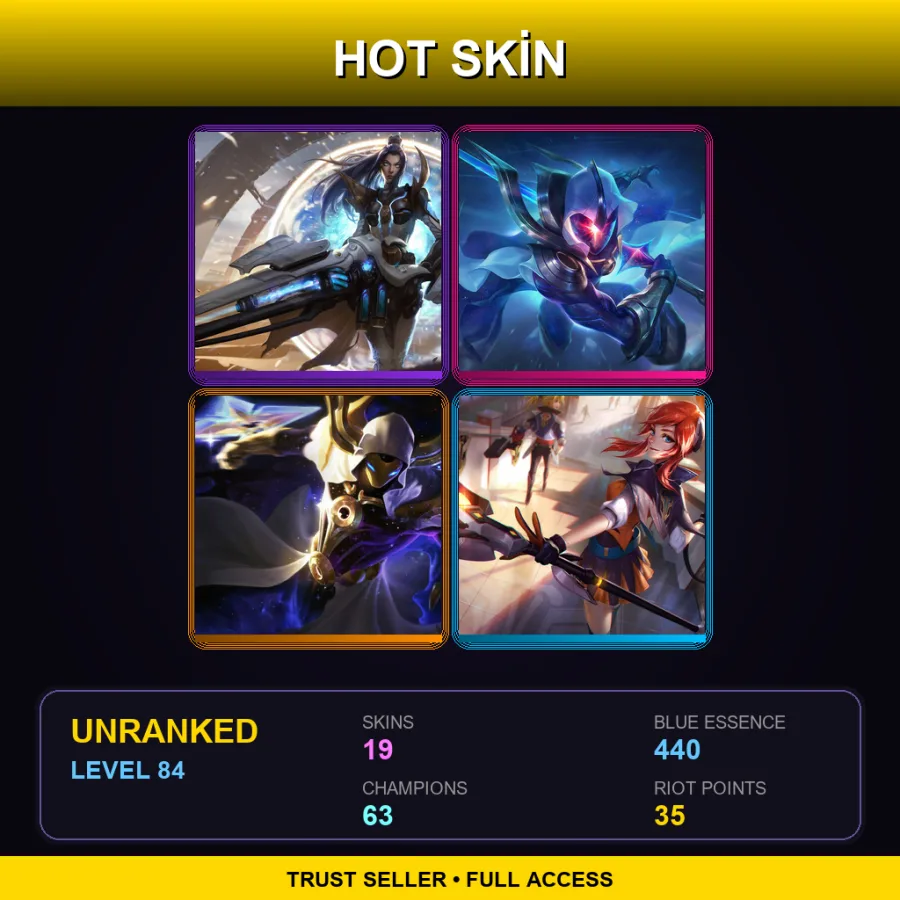 LAS | Lv84 | Unranked | 19 Skin | 63 Champ — Leprechaun Veigar