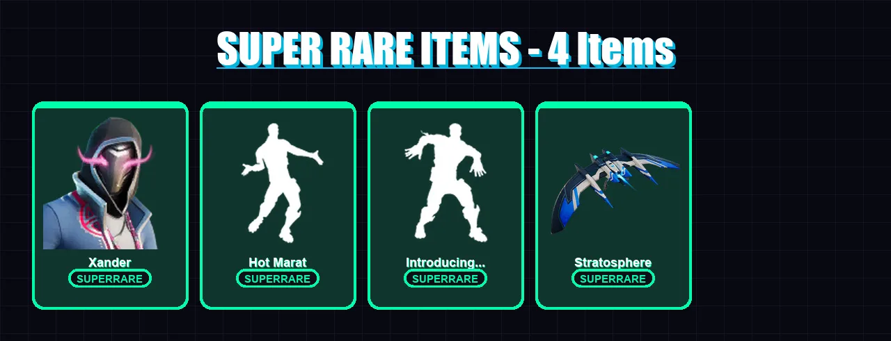 [PC] | Xander | Ruby Shadows | Jackie | Polar Peely | Chrome Punk | 14 skin | 26 pickaxe | 34 emote | 26 glider | Lv584