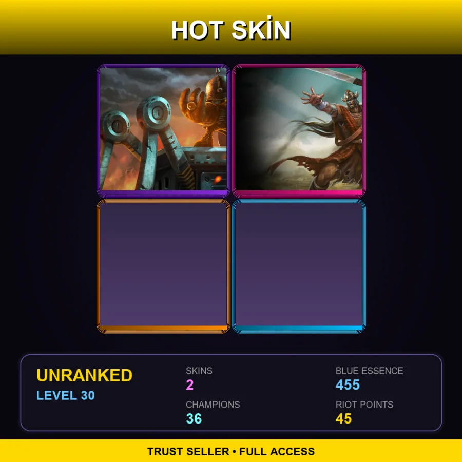 EUNE | Lv30 | Unranked | 2 Skin | 36 Champ with Shyvana
