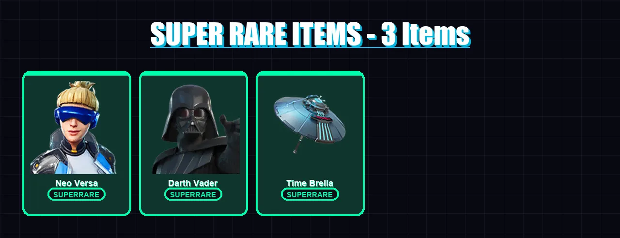 [PS4/PS5/XBOX/PC] | Neo Versa | Darth Vader | Kymera | Snap | Era | 255 skin | 307 pickaxe | 238 emote | 261 glider | Lv4123
