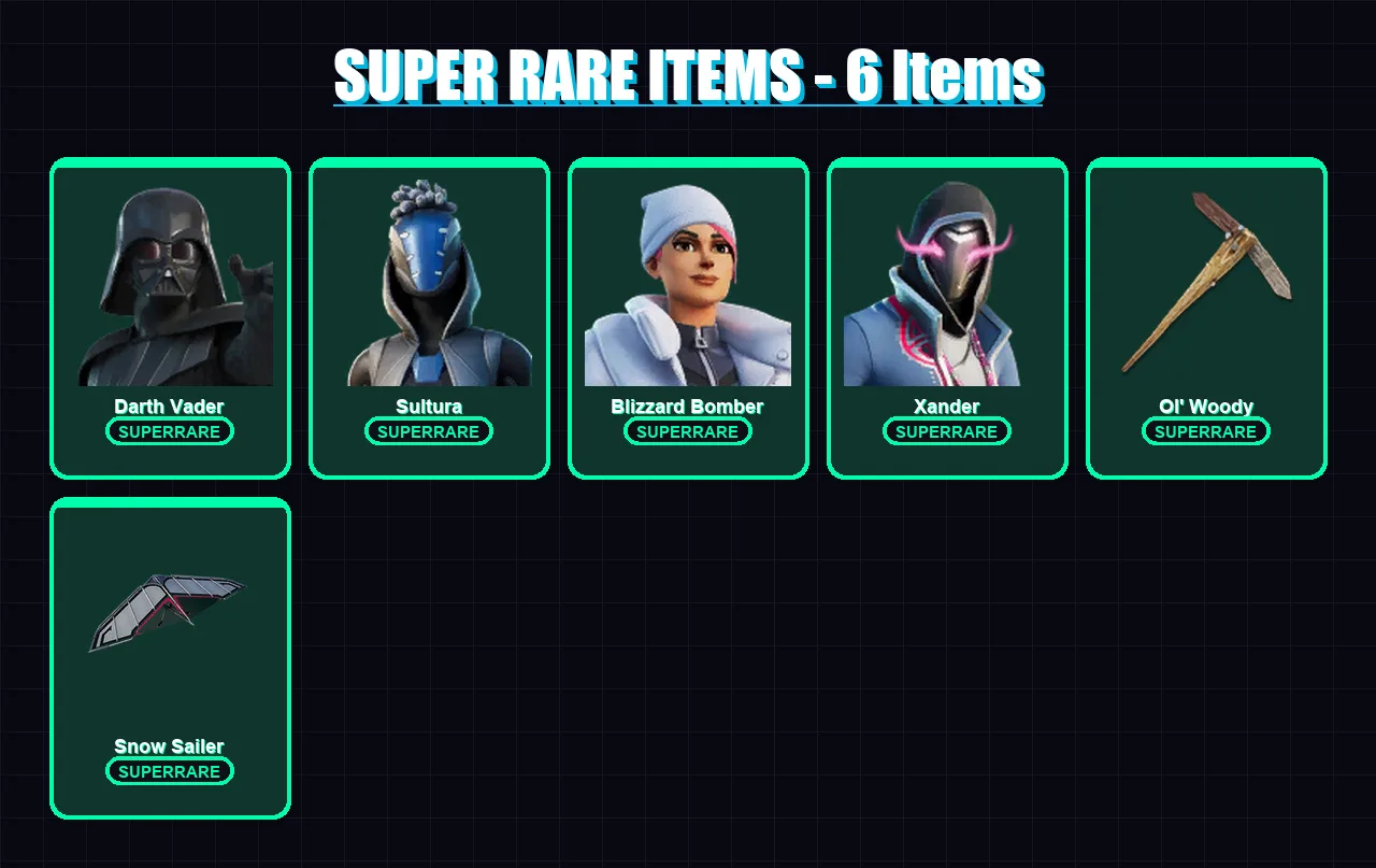 [PC/XBOX/PSN] | Darth Vader | Sultura | Blizzard Bomber | Xander | Snap | 42 skin | 49 pickaxe | 37 emote | 34 glider | Lv774 — Fortnite account