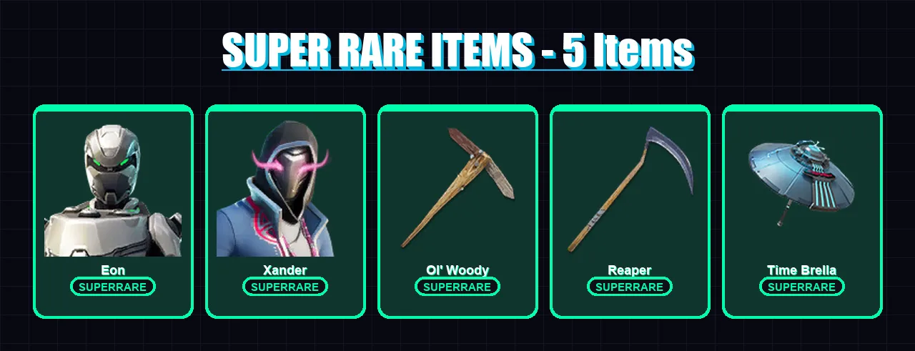 [PC/XBOX/PSN] | Eon | Xander | Alli | Sorana | Kado Thorne | 169 skin | 201 pickaxe | 145 emote | 141 glider | Lv2640 — Fortnite account