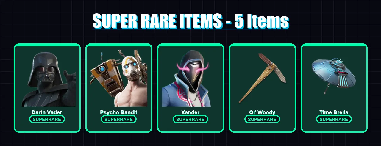 [PC/PSN] | Darth Vader | Psycho Bandit | Xander | Oro | The Imagined | 68 skin | 106 pickaxe | 71 emote | 92 glider | Lv1210