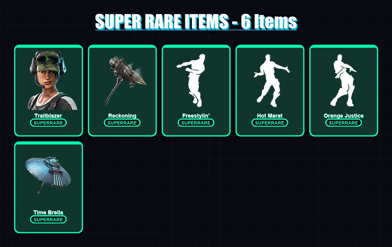 [PC/XBOX/PSN] | Trailblazer | The Ice King | Spectra Knight | Zenith | Zeus | 85 skin | 112 pickaxe | 100 emote | 85 glider | Lv1169