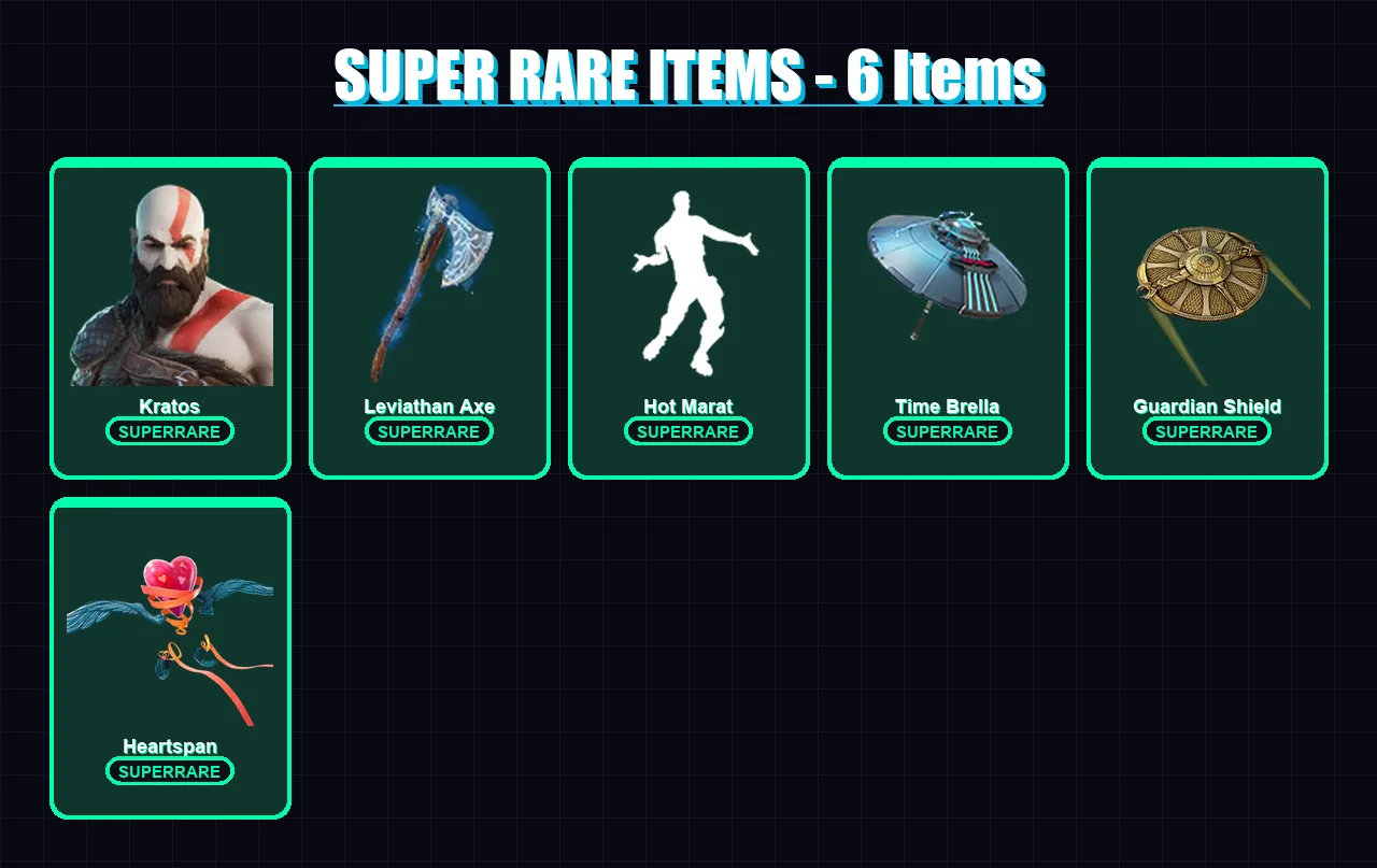 [PC/XBOX/PSN] | Kratos | Singularity | Eternal Knight | The Imagined | Zenith | 253 skin | 273 pickaxe | 183 emote | 219 glider | Lv2839