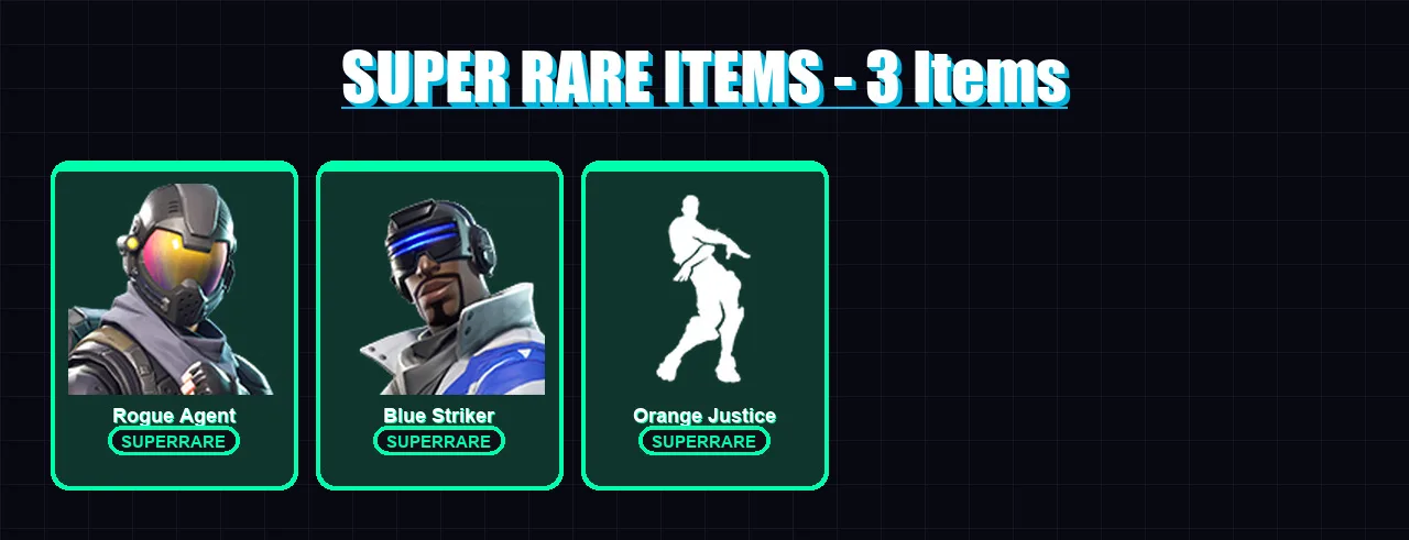 [PS4/PS5/XBOX/PC] | Rogue Agent | Blue Striker | Carbide | The Visitor | Valor | 11 skin | 11 pickaxe | 20 emote | 16 glider | Lv365