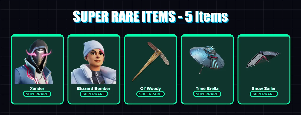 [PS4/PS5/PC] | Xander | Blizzard Bomber | Valeria | Spectra Knight | Peter Griffin | 158 skin | 227 pickaxe | 145 emote | 142 glider | Lv2843 — Fortnite account