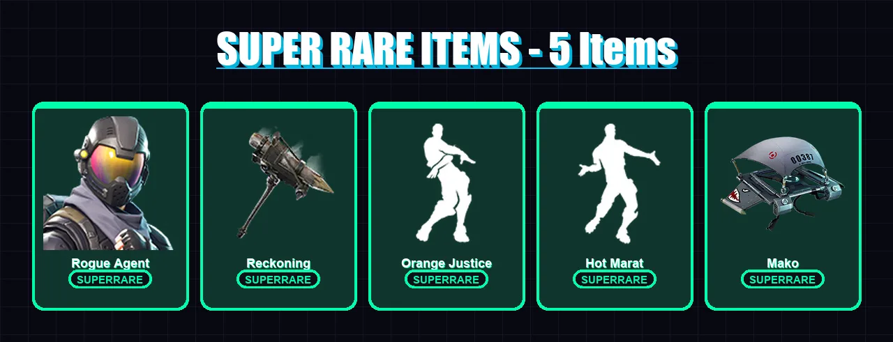 [PS4/PS5/XBOX/PC] | Rogue Agent | Kymera | Valor | Mandalorian | Lynx | 49 skin | 38 pickaxe | 45 emote | 45 glider | Lv693