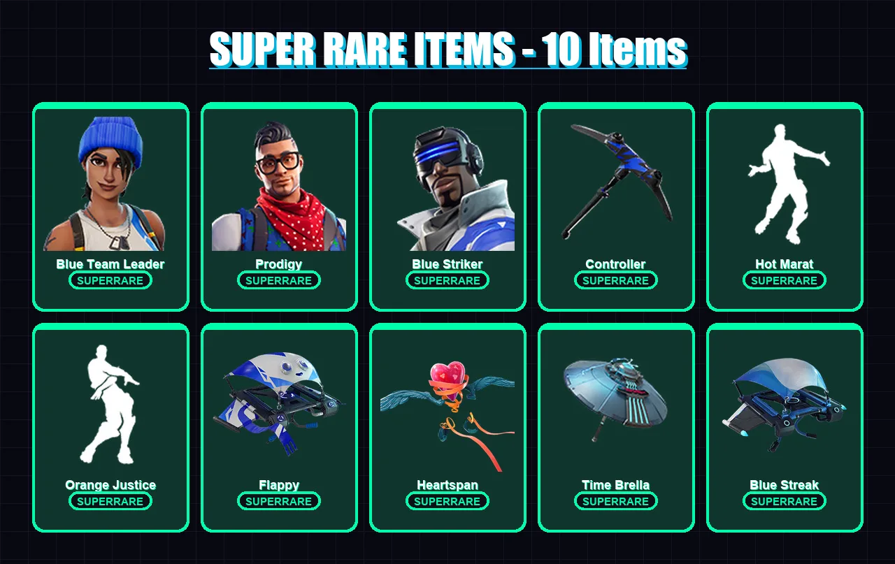 [PC/PSN] | Blue Team Leader | Prodigy | Blue Striker | The Foundation | Enforcer | 53 skin | 68 pickaxe | 66 emote | 65 glider | Lv944