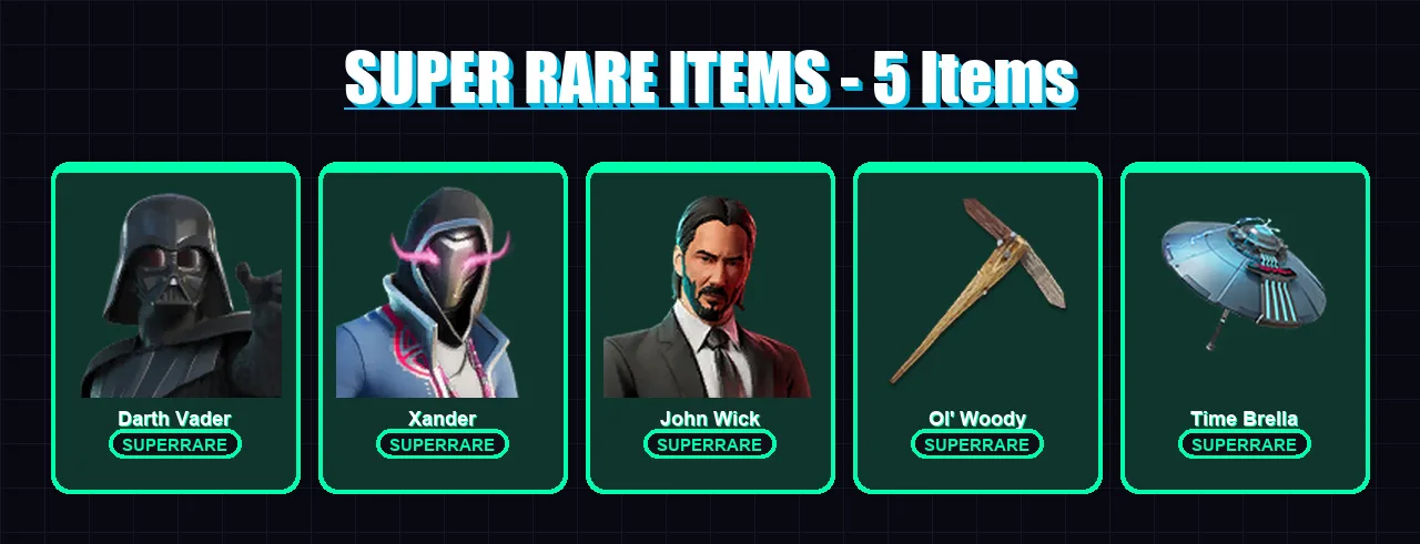 [PC/XBOX/PSN] | Darth Vader | Xander | John Wick | Joey | The Foundation | 199 skin | 241 pickaxe | 177 emote | 192 glider | Lv2844