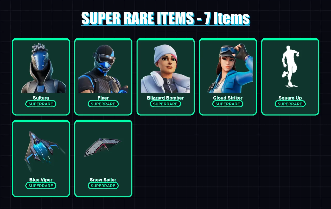 [PS4/PS5/XBOX/PC] | Sultura | Fixer | Blizzard Bomber | Cloud Striker | The Foundation | 44 skin | 64 pickaxe | 50 emote | 57 glider | Lv753 — Fortnite account