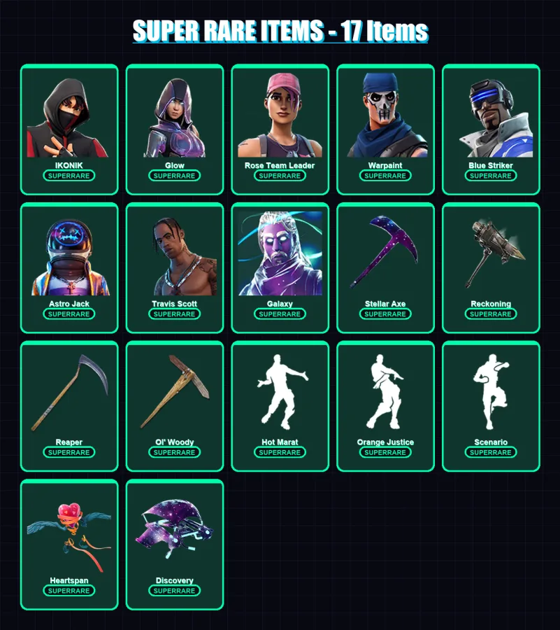 [PC/XBOX/PSN] | IKONIK | Glow | Rose Team Leader | Warpaint | Blue Striker | 193 skin | 175 pickaxe | 149 emote | 150 glider | Lv2272 — Fortnite account