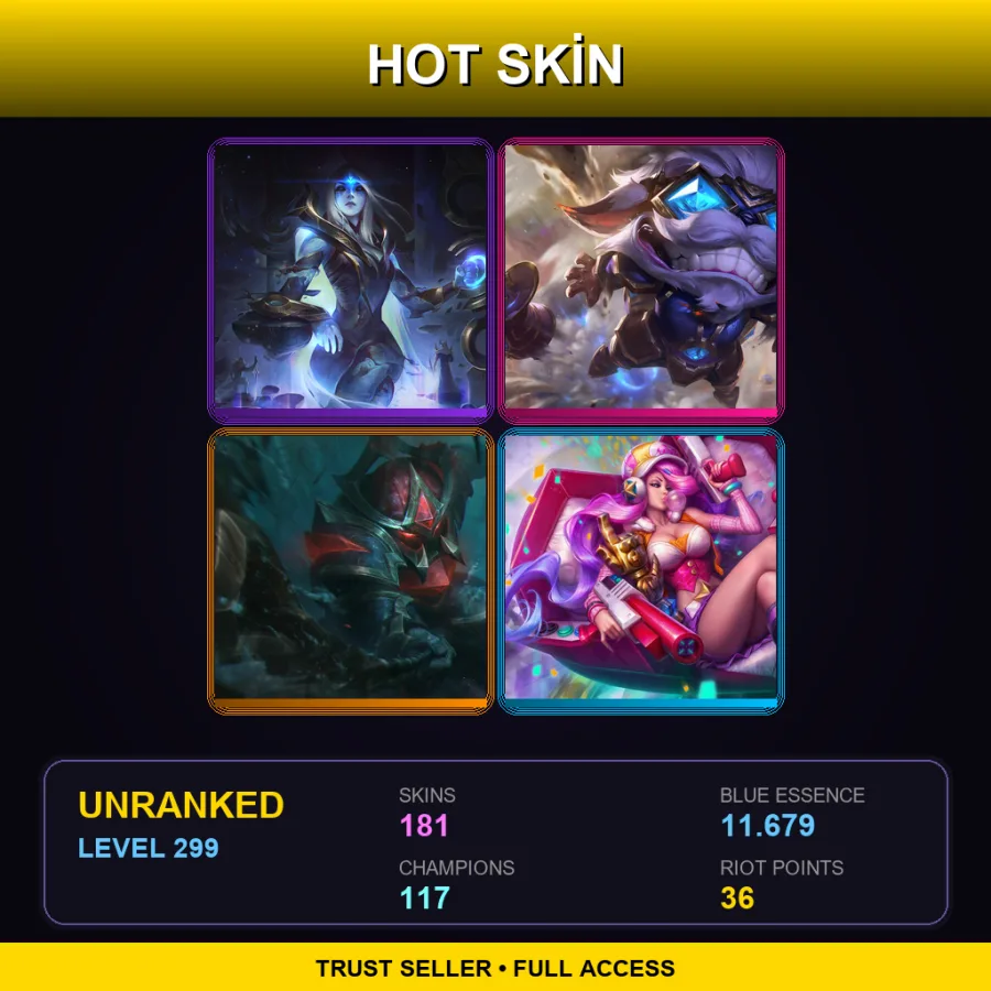 LAS | Lv299 | Unranked | 181 Skin | 117 Champ — Furyhorn Cosplay Veigar