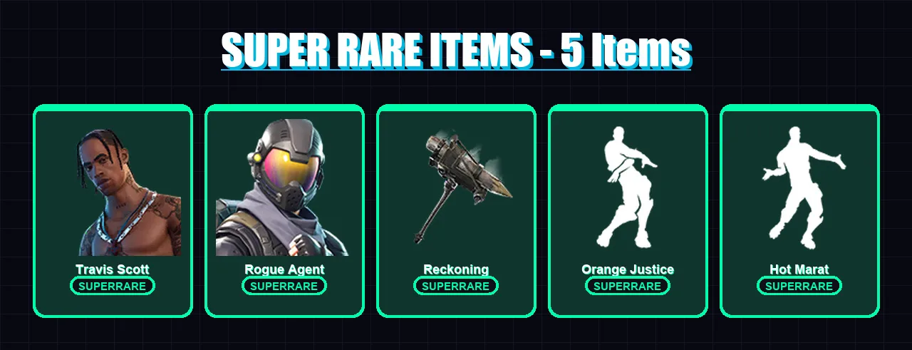 [PC/XBOX/PSN] | Travis Scott | Rogue Agent | Ronin | Zenith | Fusion | 95 skin | 75 pickaxe | 91 emote | 86 glider | Lv1263