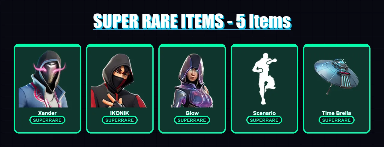 [PC/XBOX/PSN] | Xander | IKONIK | Glow | Luxe | Kymera | 35 skin | 74 pickaxe | 67 emote | 79 glider | Lv1650