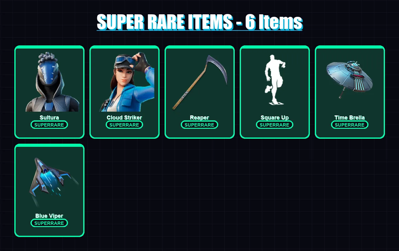 [PS4/PS5/XBOX/PC] | Sultura | Cloud Striker | Omegarok | Spectra Knight | Peter Griffin | 24 skin | 36 pickaxe | 26 emote | 33 glider | Lv501 — Fortnite account