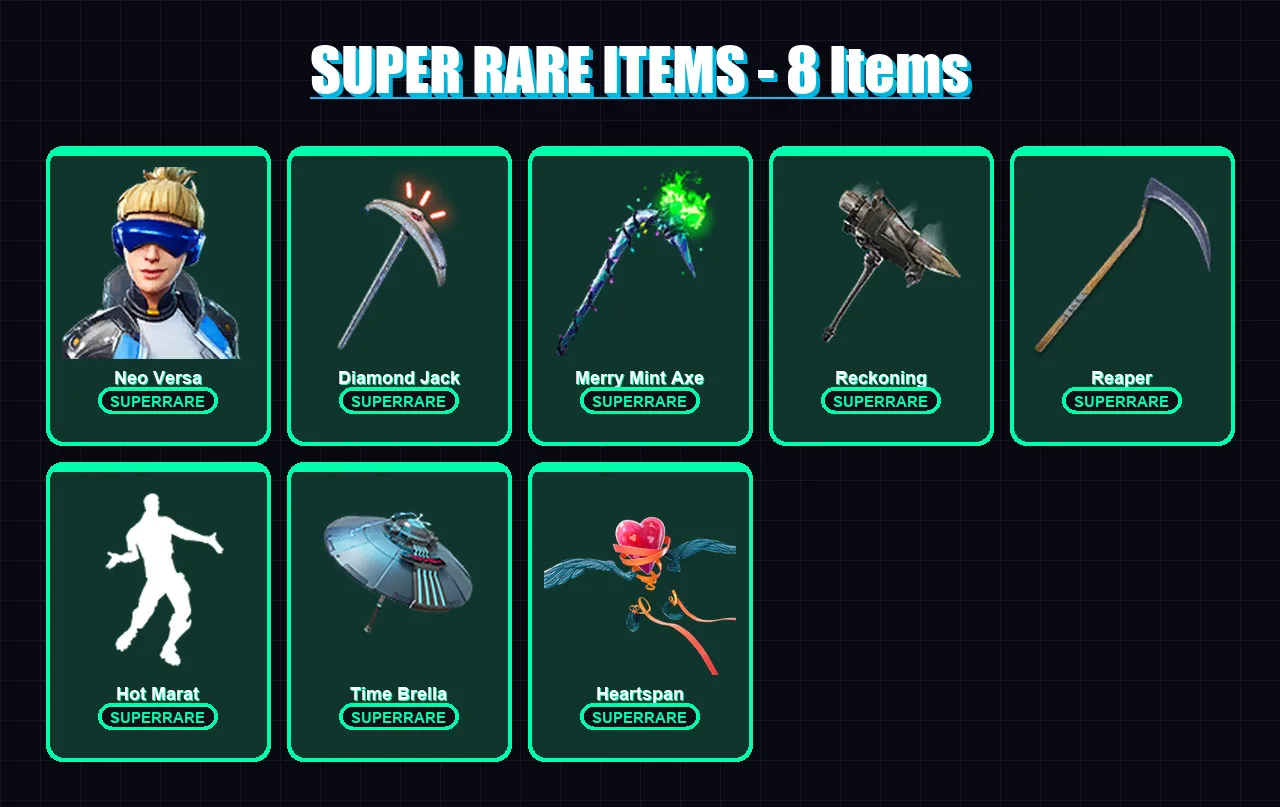 [PC/XBOX/PSN] | Neo Versa | Deadpool | Enforcer | Ravage | Zenith | 79 skin | 69 pickaxe | 103 emote | 75 glider | Lv1025 — Fortnite account