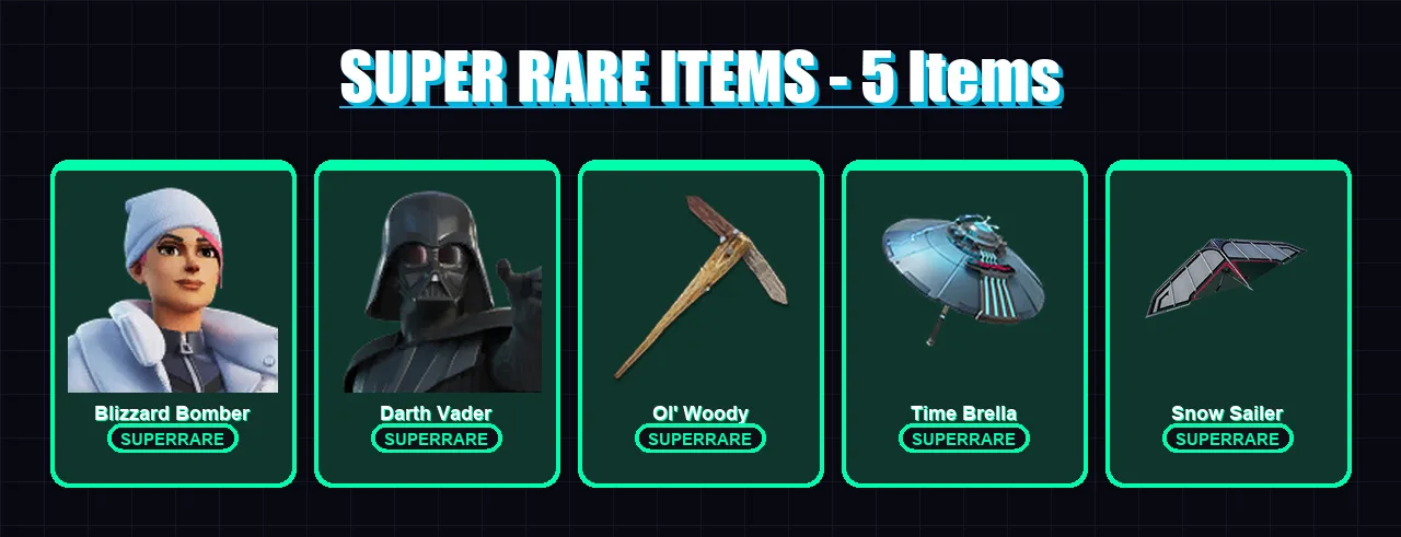 [PC/XBOX] | Blizzard Bomber | Darth Vader | Peter Griffin | The Origin | The Imagined | 45 skin | 109 pickaxe | 60 emote | 83 glider | Lv1959