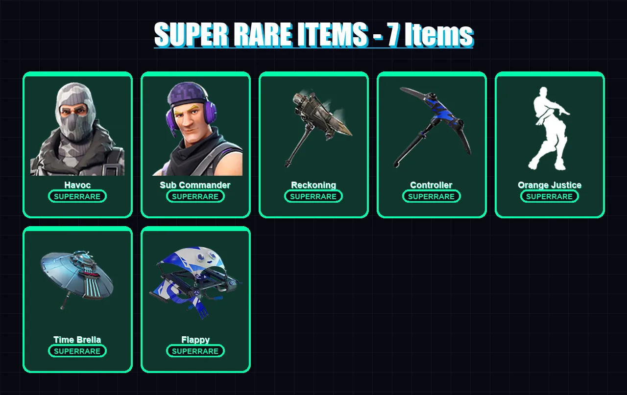 [PC/XBOX/PSN] | Havoc | Sub Commander | Calamity | Valor | Sentinel | 41 skin | 32 pickaxe | 43 emote | 48 glider | Lv742 — Fortnite account