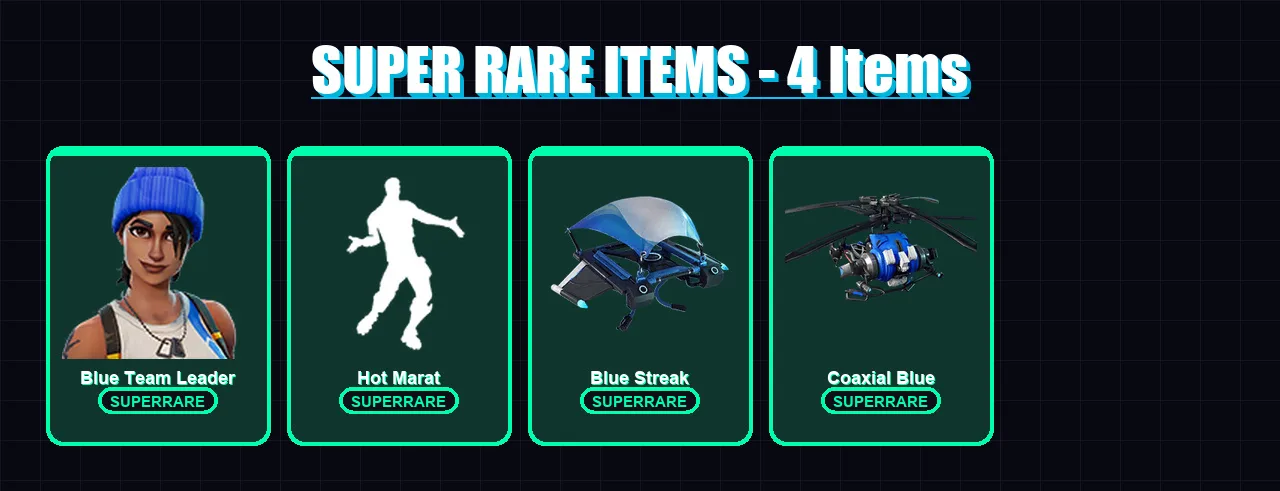 [PS4/PS5/XBOX/PC] | Blue Team Leader | The Prisoner | DJ Bop | Zenith | Lynx | 14 skin | 23 pickaxe | 24 emote | 29 glider | Lv322