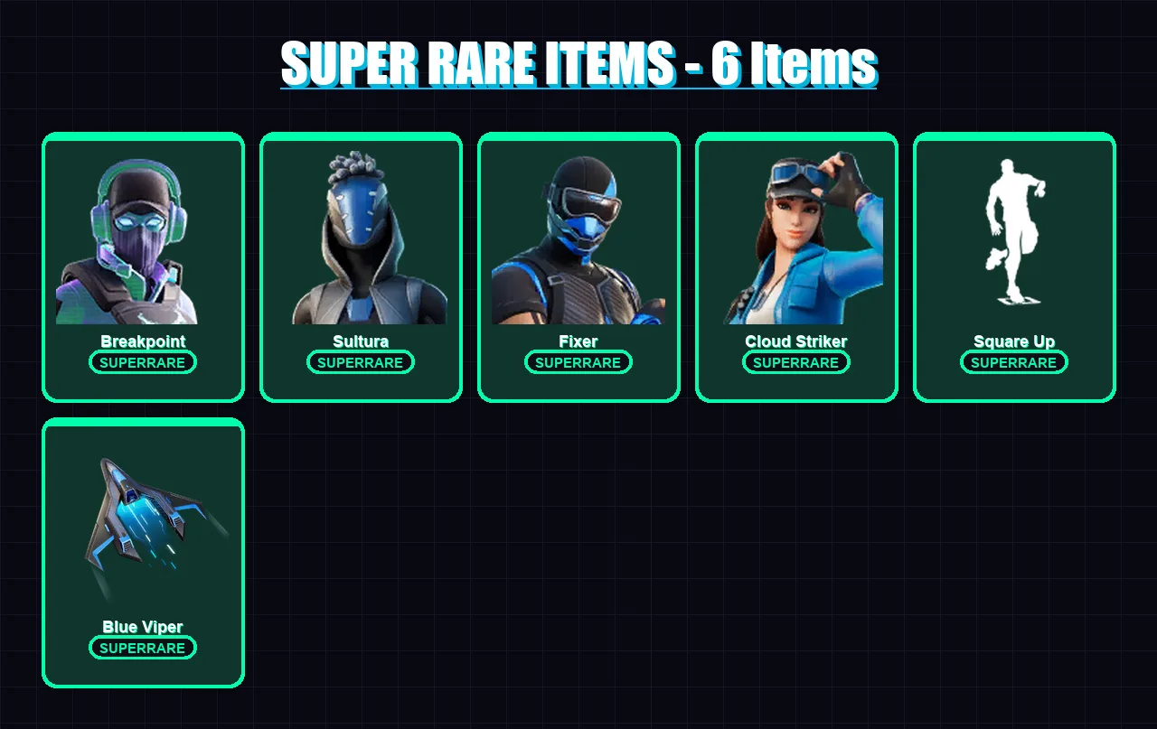 [PC/XBOX] | Breakpoint | Sultura | Fixer | Cloud Striker | Ruin | 37 skin | 40 pickaxe | 44 emote | 43 glider | Lv690 — Fortnite account