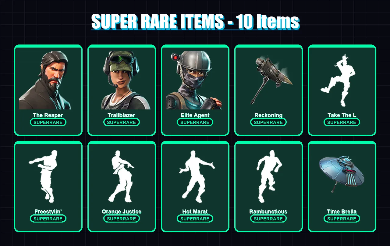 [PC/PSN] | The Reaper | Trailblazer | Elite Agent | Ragnarok | Lynx | 58 skin | 86 pickaxe | 69 emote | 74 glider | Lv1280