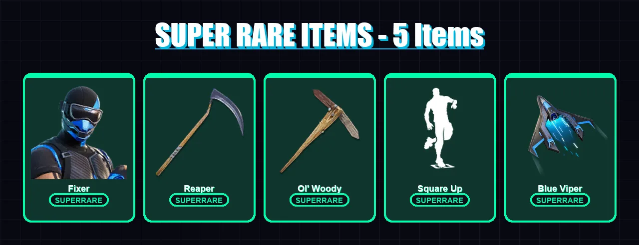 [PS4/PS5/XBOX/PC] | Fixer | Raz | Snap | Ronin | Deadpool | 82 skin | 96 pickaxe | 58 emote | 78 glider | Lv1205