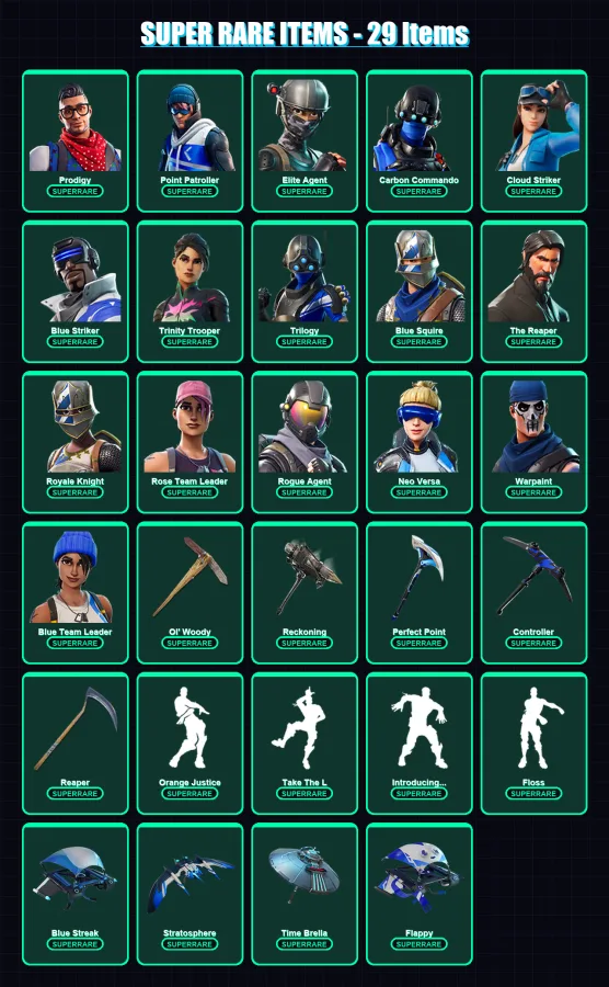 [PS4/PS5/XBOX/PC] | Prodigy | Point Patroller | Elite Agent | 204 skin | Lv2169