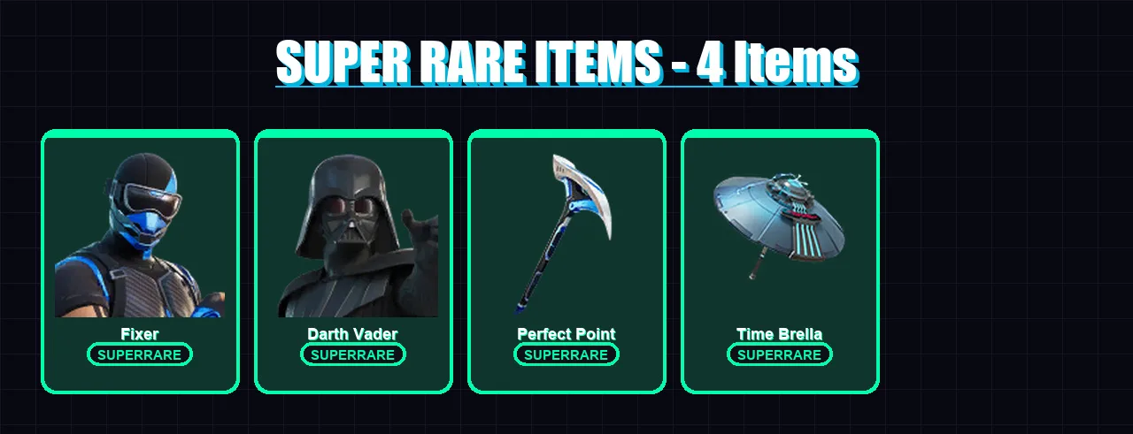 [PC] | Fixer | Darth Vader | Spire Assassin | Menace | Joltara | 119 skin | 132 pickaxe | 101 emote | 128 glider | Lv1806
