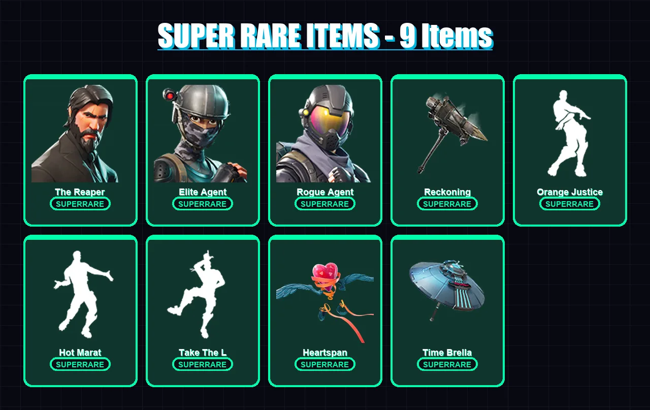 [PC/PSN] | The Reaper | Elite Agent | Rogue Agent | Frostbite | A.I.M. | 75 skin | 79 pickaxe | 93 emote | 83 glider | Lv1217 — Fortnite account