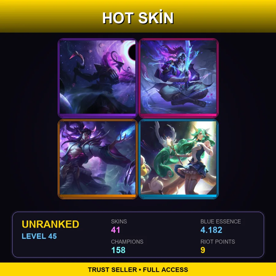VN | Lv45 | Unranked | 41 Skin | 158 Champ — Blood Lord Vladimir