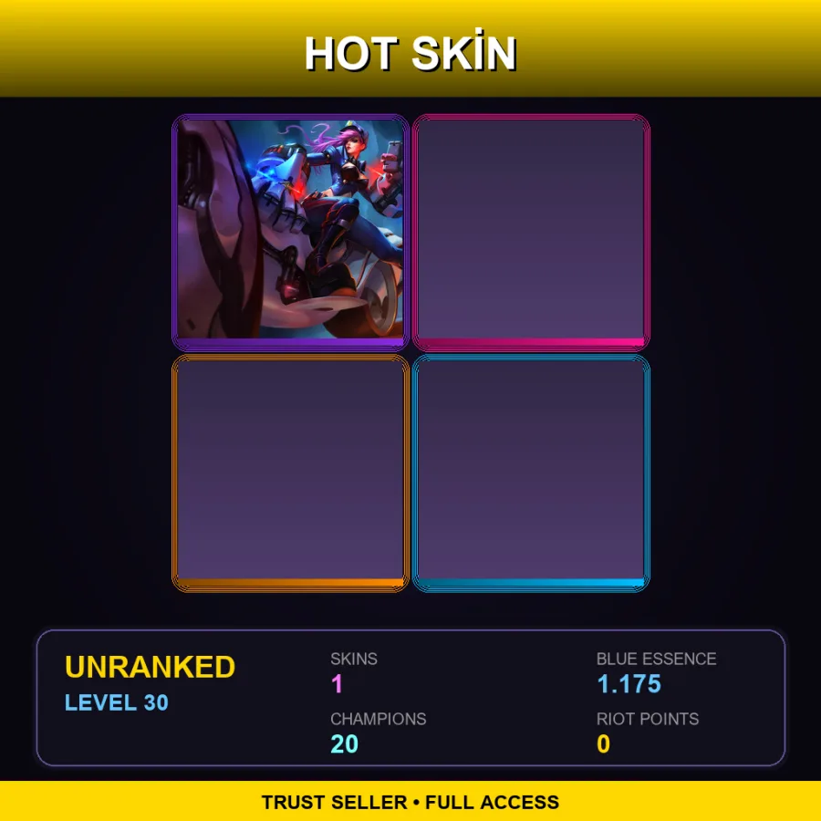 LAS | Lv30 | Unranked | 1 Skin | 20 Champ