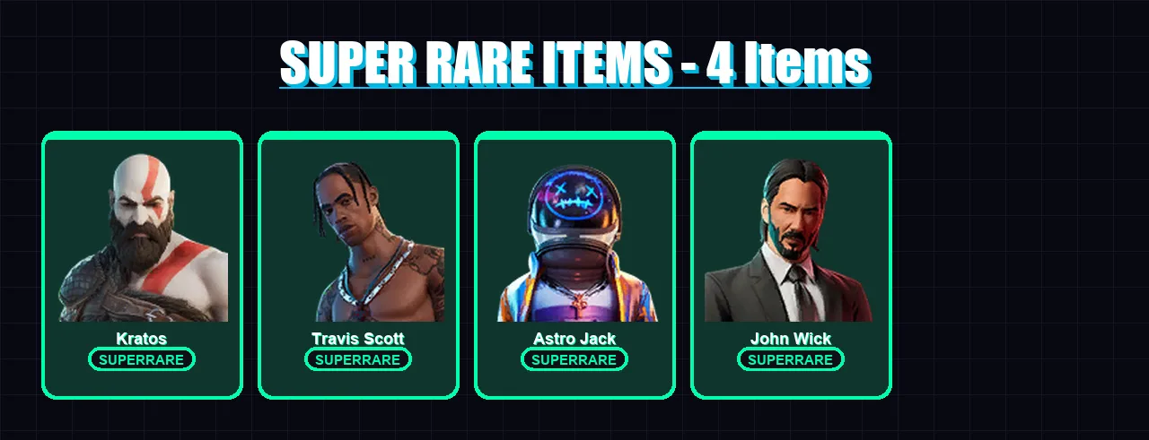 [PC/XBOX/PSN] | Kratos | Travis Scott | Astro Jack | John Wick | Mecha Cuddle Master | 85 skin | 64 pickaxe | 48 emote | 54 glider | Lv680