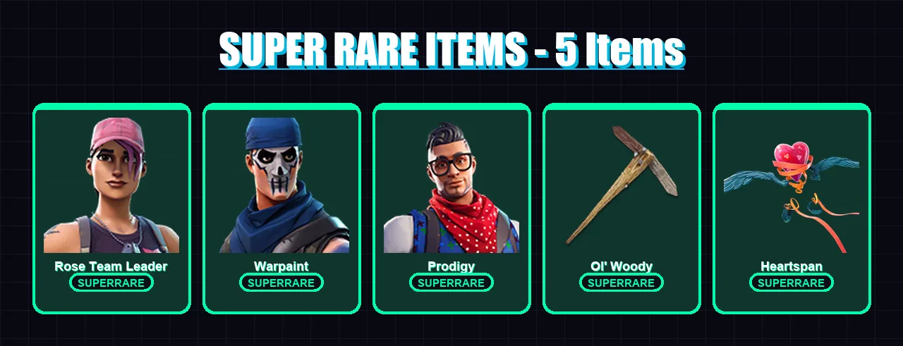 [PS4/PS5/XBOX/PC] | Rose Team Leader | Warpaint | Prodigy | Lynx | Drift | 32 skin | 35 pickaxe | 37 emote | 40 glider | Lv566