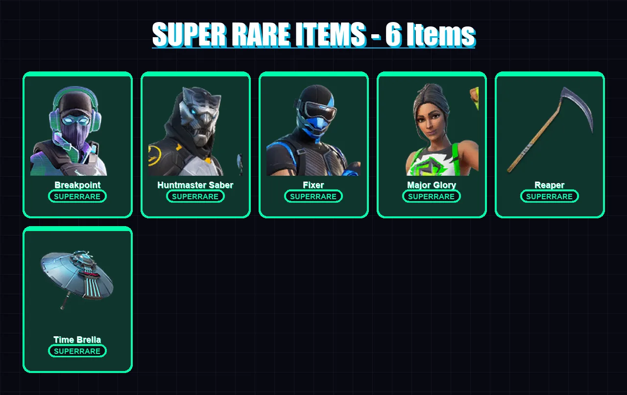 [PC/XBOX/PSN] | Breakpoint | Huntmaster Saber | Fixer | Major Glory | Torin | 204 skin | 176 pickaxe | 121 emote | 124 glider | Lv2916 — Fortnite account