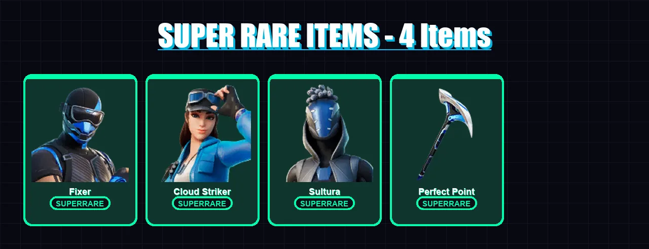 [PC/XBOX/PSN] | Fixer | Cloud Striker | Sultura | Raz | Snap | 84 skin | 120 pickaxe | 68 emote | 96 glider | Lv1548