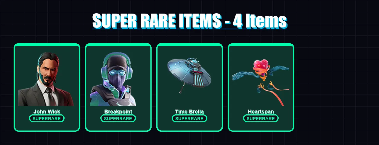 [PC/PSN] | John Wick | Breakpoint | Luxe | Ruin | Rox | 42 skin | 59 pickaxe | 86 emote | 54 glider | Lv868