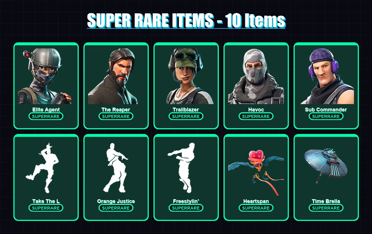 [PC/XBOX/PSN] | Elite Agent | The Reaper | Trailblazer | Havoc | Sub Commander | 30 skin | 77 pickaxe | 45 emote | 62 glider | Lv875 — Fortnite account