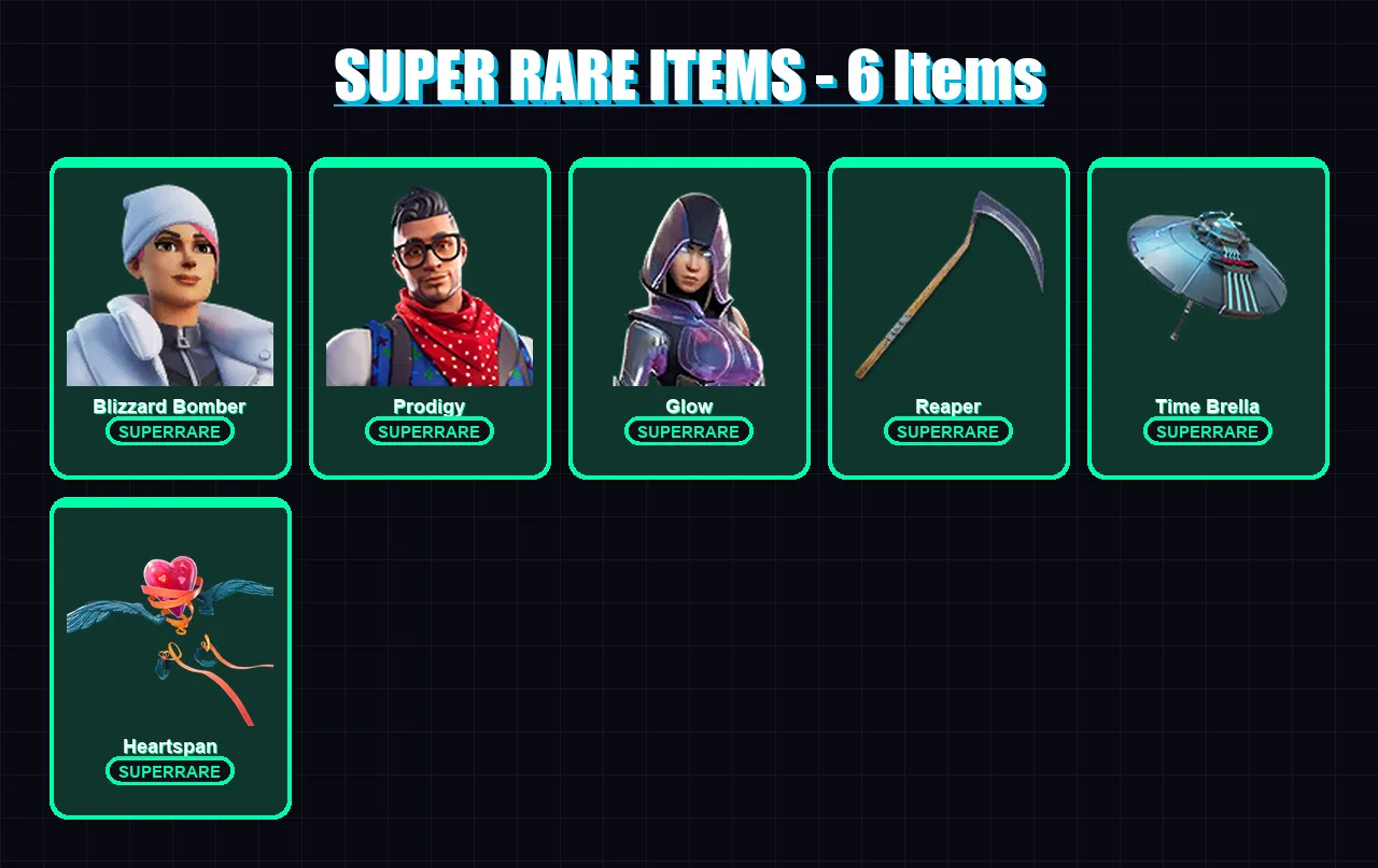 [PS4/PS5/XBOX/PC] | Blizzard Bomber | Prodigy | Glow | Lynx | Gear Specialist Maya | 58 skin | 56 pickaxe | 55 emote | 47 glider | Lv609