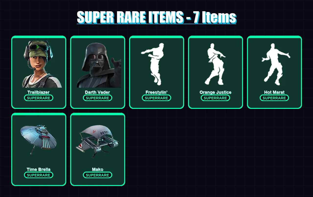 [PS4/PS5/XBOX/PC] | Trailblazer | Darth Vader | Snap | Malik | Adira | 22 skin | 70 pickaxe | 47 emote | 63 glider | Lv1373