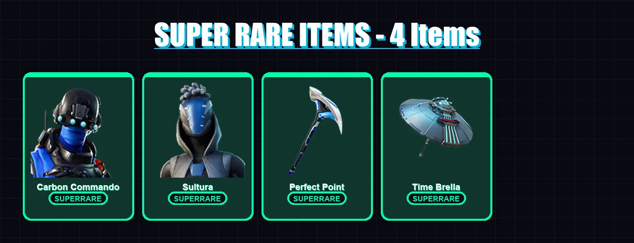 [PS4/PS5/XBOX/PC] | Carbon Commando | Sultura | Mecha Cuddle Master | Ronin | Mandalorian | 79 skin | 88 pickaxe | 67 emote | 73 glider | Lv1035