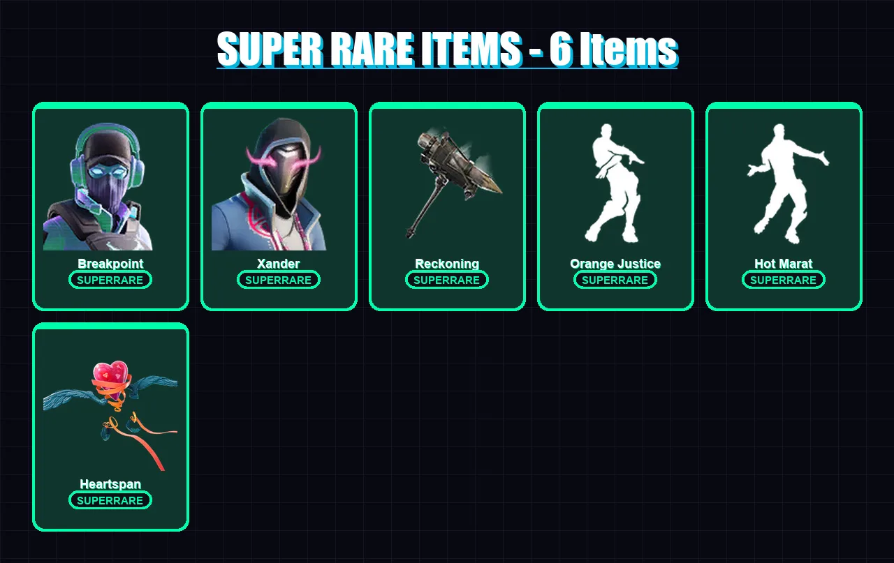 [PS4/PS5/XBOX/PC] | Breakpoint | Xander | Fade | Midas | Catalyst | 119 skin | 103 pickaxe | 125 emote | 104 glider | Lv1694